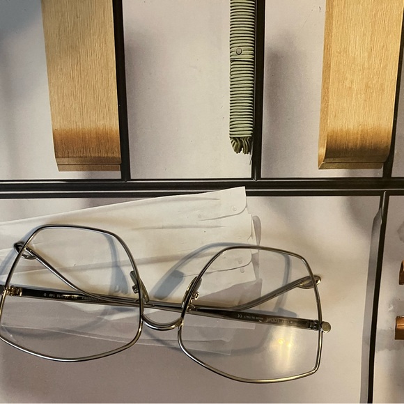 LOEWE silver mariposa eyeglasses - Picture 3 of 4